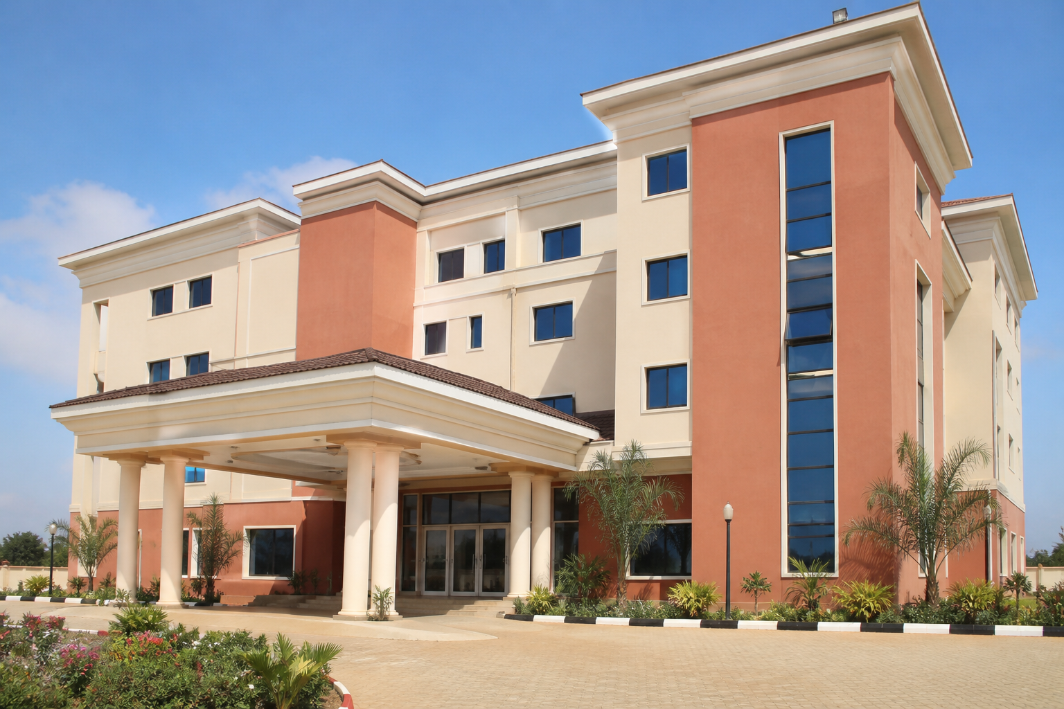 Commercial building exterior